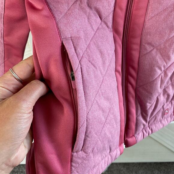 Puma primaloft pink zip up jacket size small NWT - Picture 6 of 12